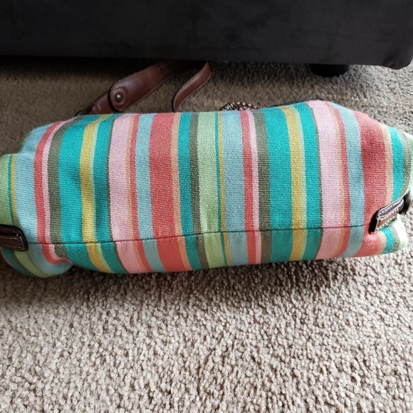 Fossil multi stripe shoulder bag - Picture 6 of 8